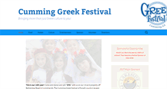 Desktop Screenshot of cumminggreekfestival.com